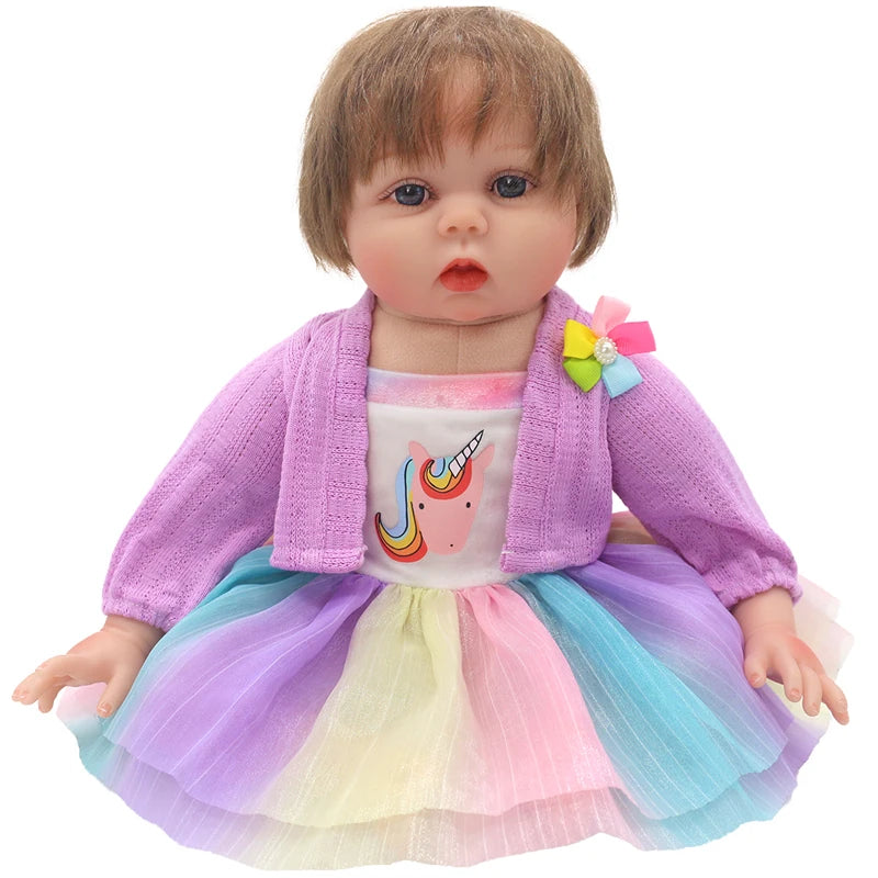 50-55cm Reborn Baby Doll Clothes 22 Inch Dress Skirt Toys Outfit