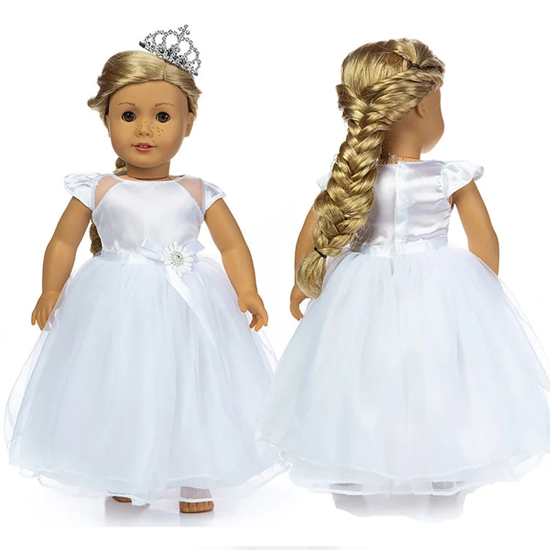 18 Inch 43cm Baby American Og Girl Doll Toys Costume Clothes