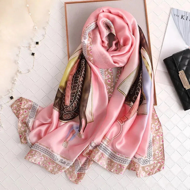 180X90cm Women Four Seasons Bandanna Designs Square Wrap Shawl Scarf Scarves kgL5