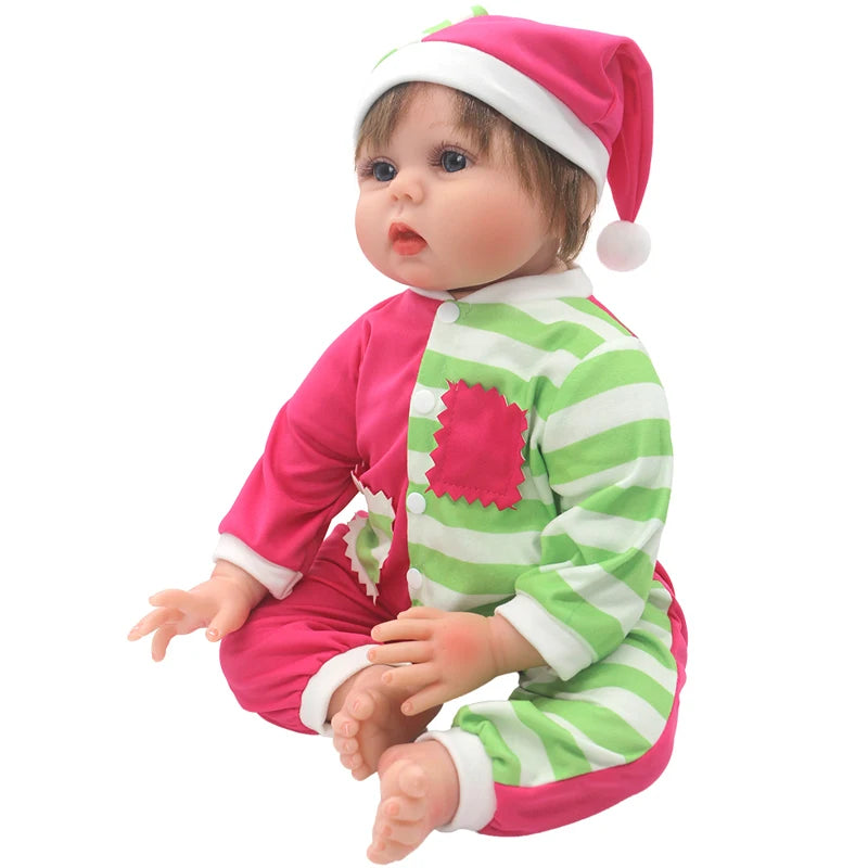 55cm Toys Wears Dress Sets 22 Inch Reborn Baby Doll Clothes