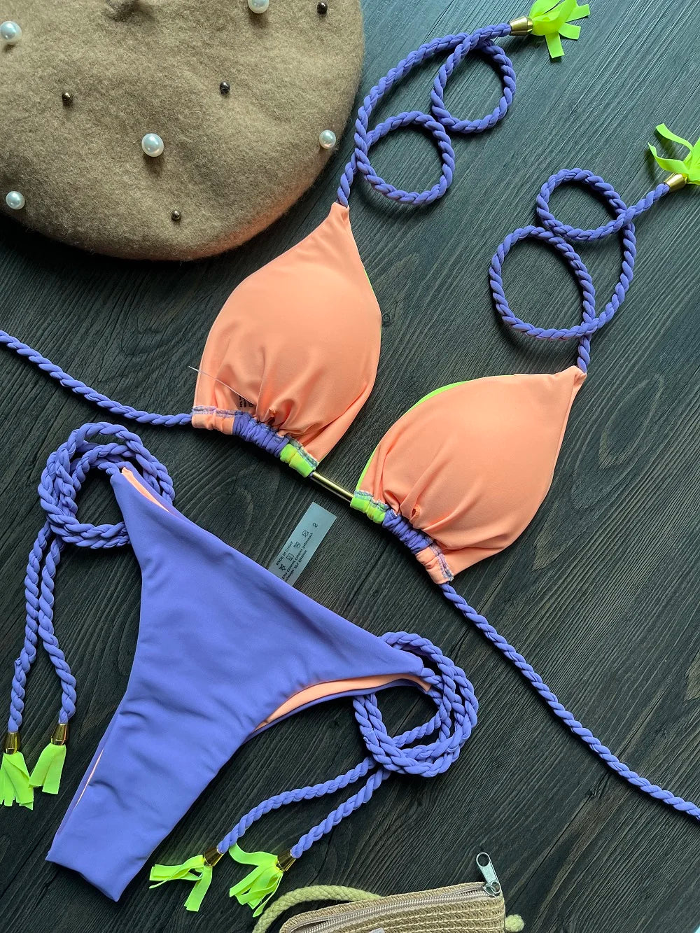 Two Pieces Bikinis Swimsuit Push Up Brazilian Beachwear Bathing Suit