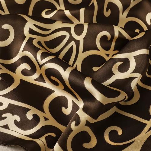 Women Fashion Square Small Silk Satin Scarf Design Printed Bandana Scarves