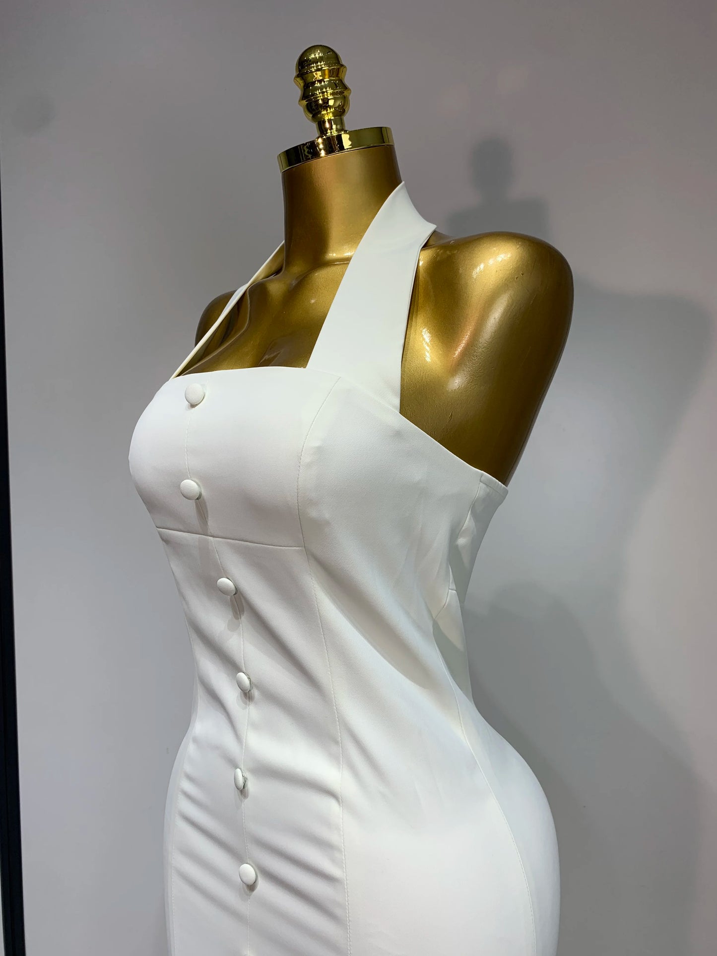 Women Sleeveless Long Sexy Halter Backless Cocktail Celebrity Evening Party Club Dress