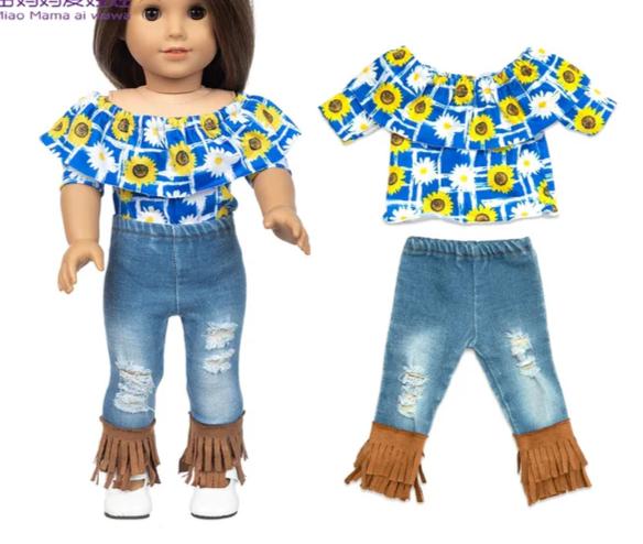 18 Inch Girl Coat Dress Baby Doll Gift Toys Clothes