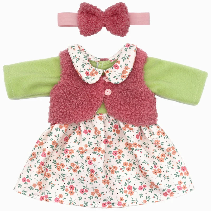 18 Inch 43cm Baby American Og Girl Doll Toys Costume Clothes