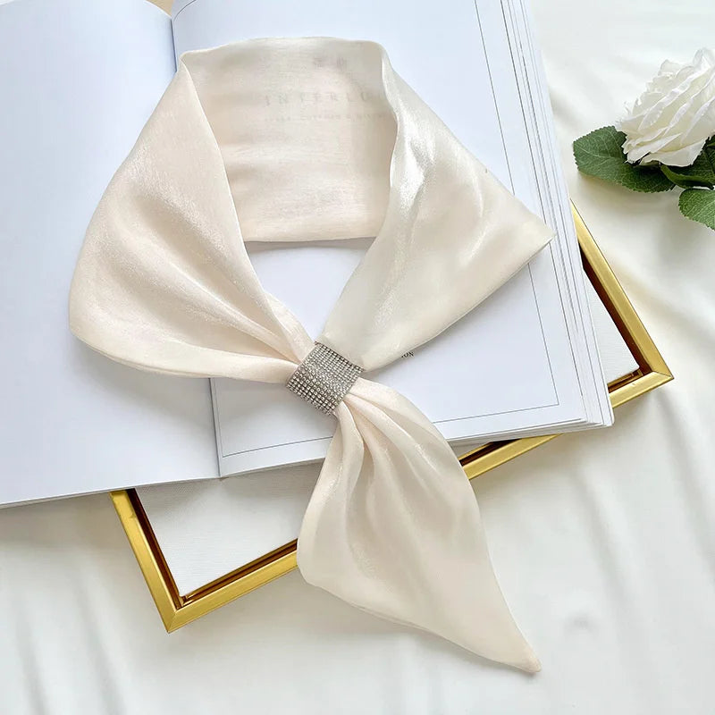 Women Fashion Small Silk Scarf Bandana Wrap Shawl Scarves
