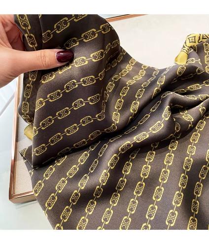 70x70cm Women Four Seasons Small Square Silk Satin Bandana Wrap Shawl Scarves Scarfs Sqk7