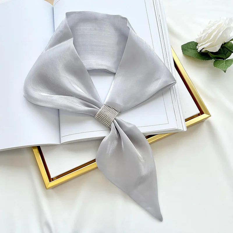 Women Fashion Small Silk Scarf Bandana Wrap Shawl Scarves