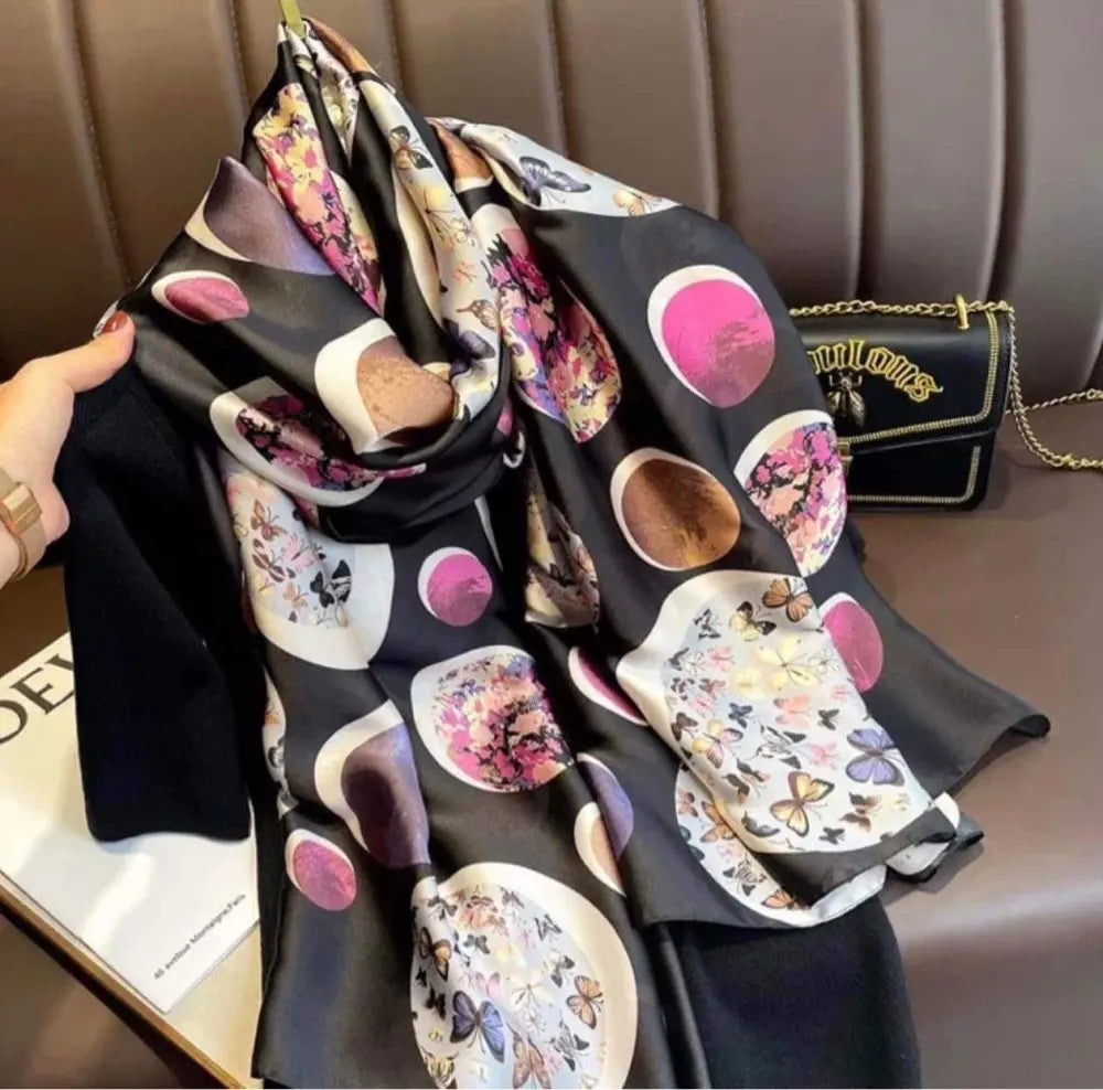180X90cm Women Four Seasons Bandanna Designs Square Wrap Shawl Scarf Scarves kgL8