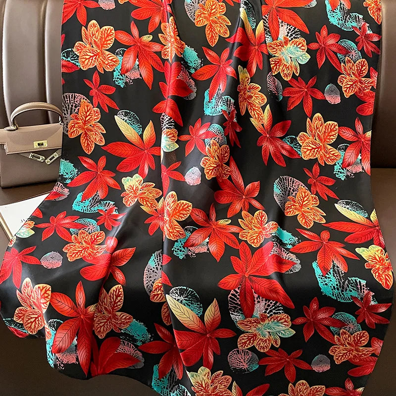 180X90CM Women Four Seasons Bandanna Designs Square Wrap Shawl Scarf Scarves