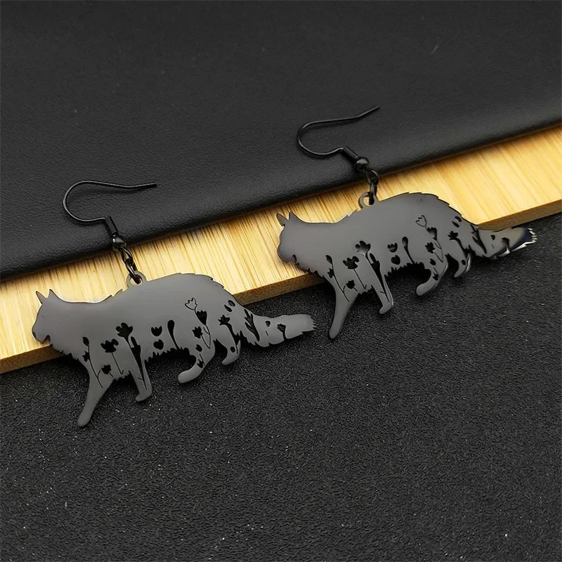 Cute Cat Ragdoll Kitty Women Men Stainless Steel Silver Color Chain Pendant Necklace