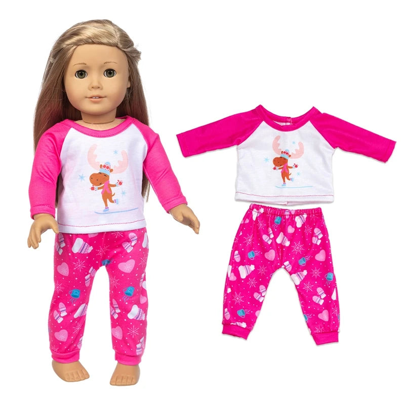43cm Baby Doll Clothes 18 Inch American OG Girl Outfit Toys Wear d