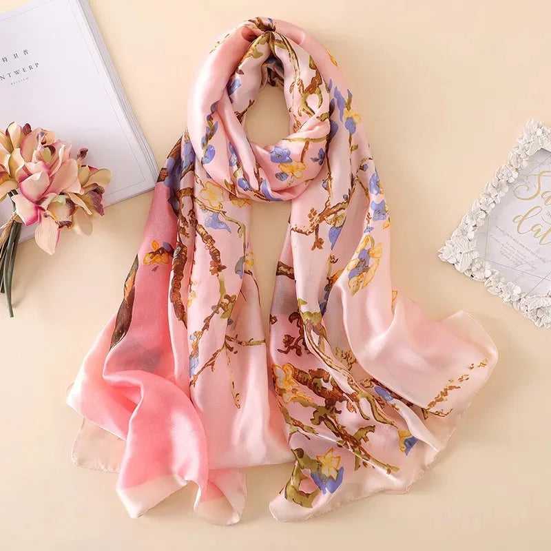 180X90cm Women Four Seasons Bandanna Designs Square Wrap Shawl Scarf Scarves kgL5