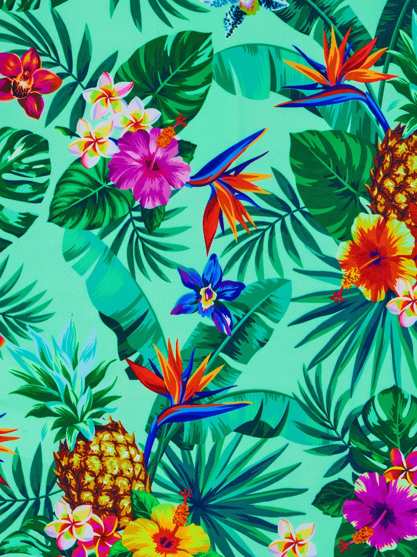 Kids Girls Quick-Dry Long-Sleeved Floral Print Closure Boyleg Shorts Swimming Suit