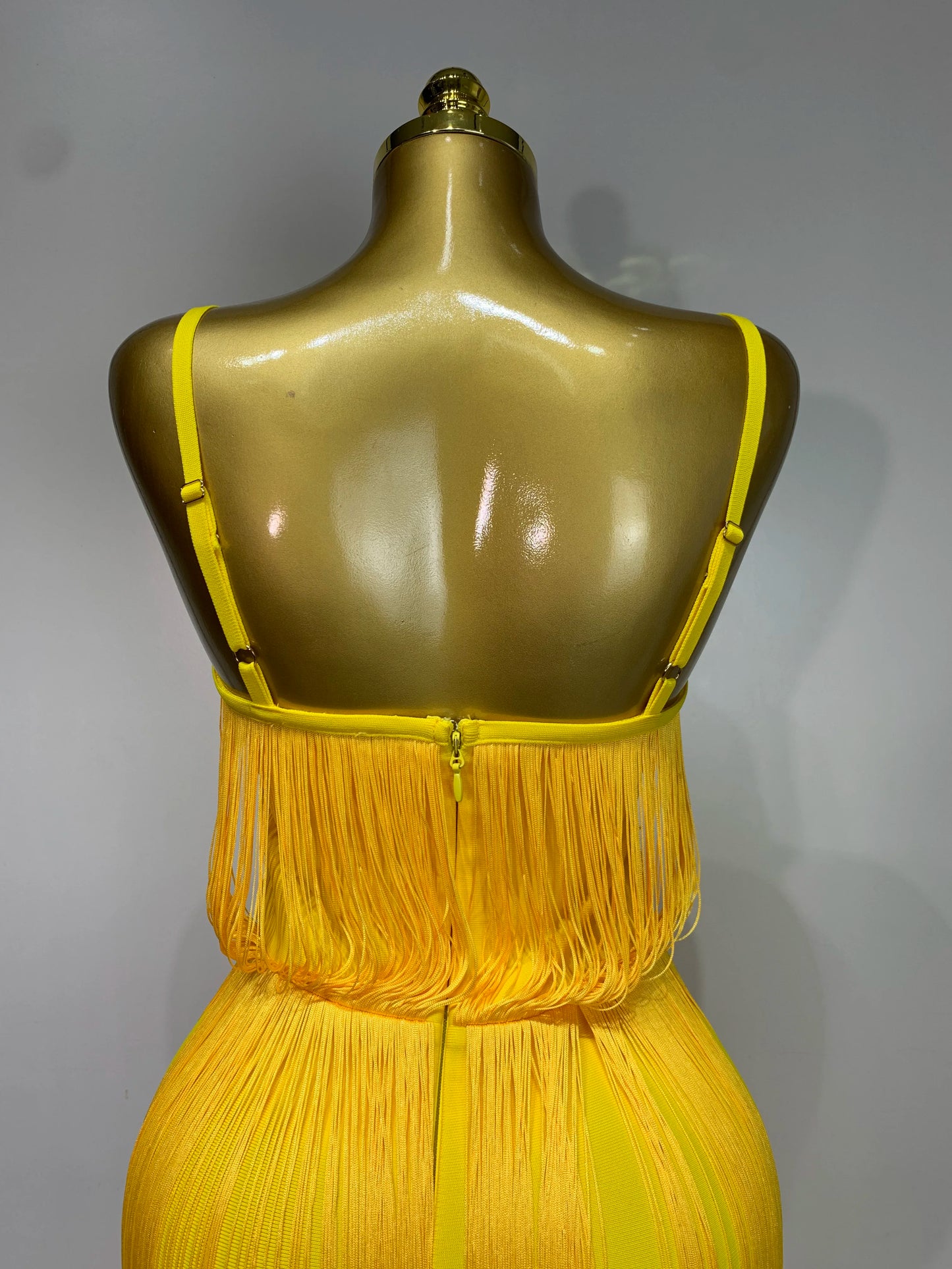 Sexy Sleeveless Tassels Bandage Celebrity Evening Party Birthday Cocktail Dress