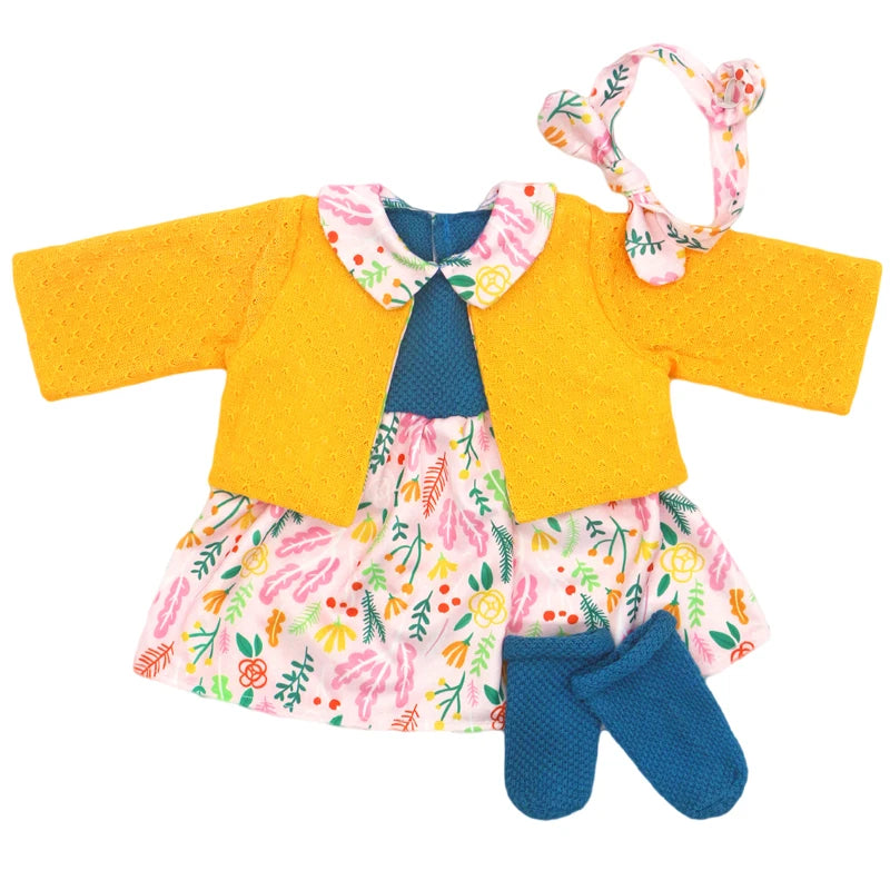 50-55cm Reborn Baby Doll Clothes 22 Inch Dress Skirt Toys Outfit
