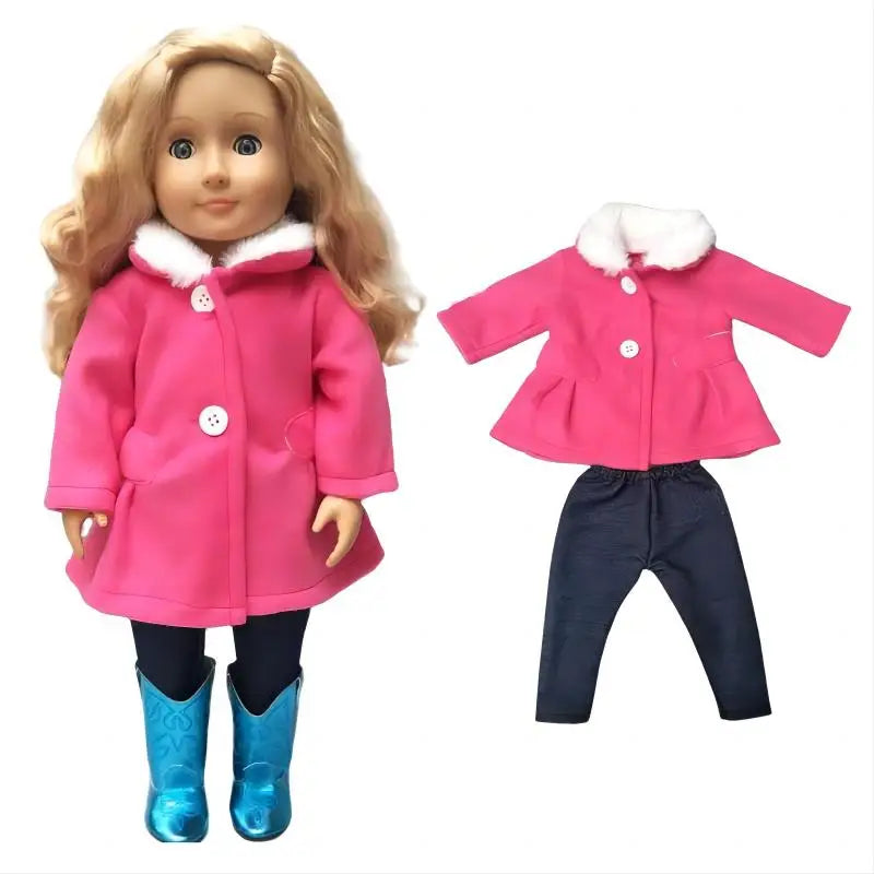 43cm Baby Doll Clothes 18 Inch American OG Girl Outfit Toys Wear d
