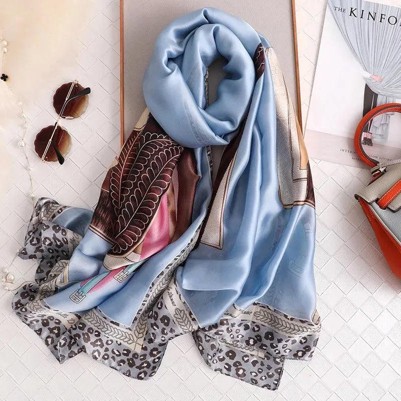 180X90cm Women Four Seasons Bandanna Designs Square Wrap Shawl Scarf Scarves kgL5