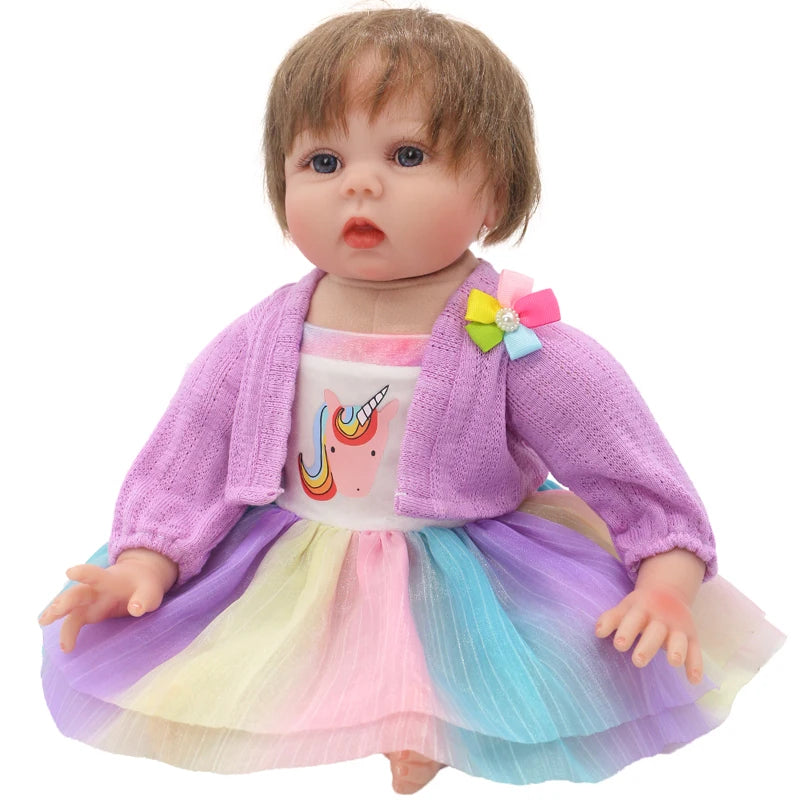 55cm Toys Wears Dress Sets 22 Inch Reborn Baby Doll Clothes