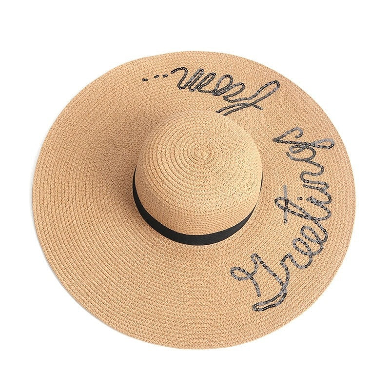 Women Fashion Travel Beach Straw Hat