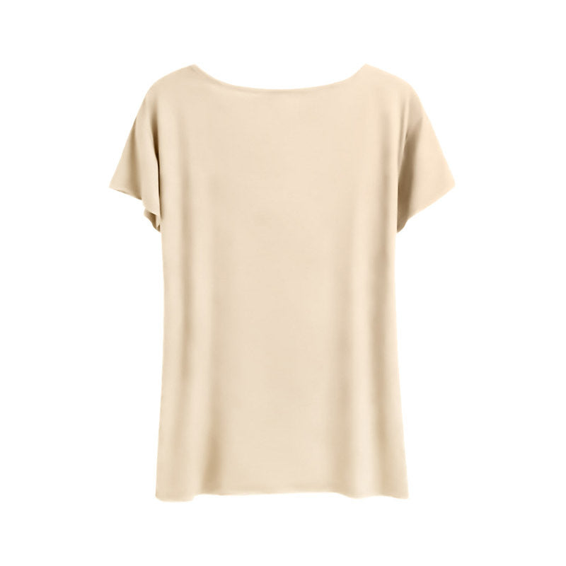 Simple Blessed Women's Vintage Print Short Sleeve T-Shirt Round Neck Tees Tops
