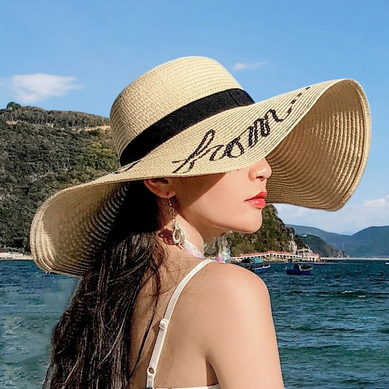 Women Fashion Travel Beach Straw Hat