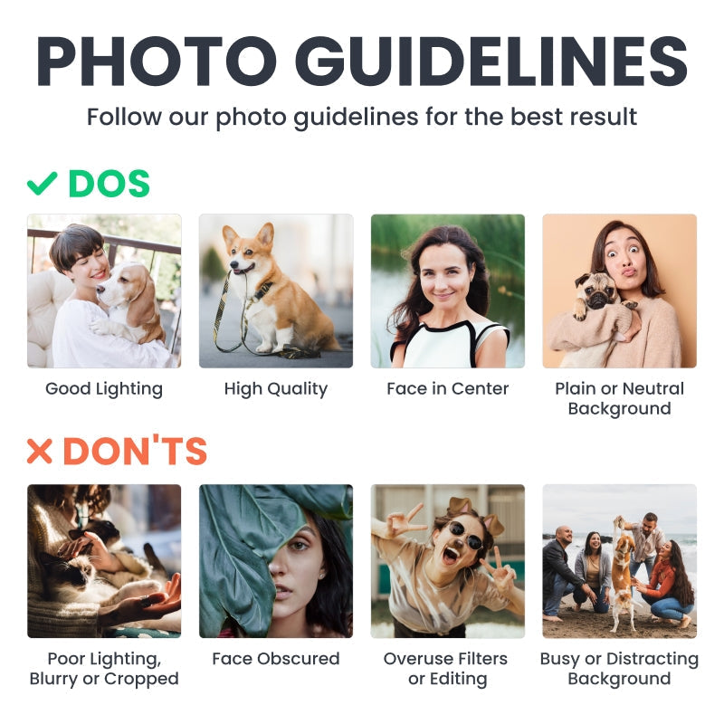Custom Photo Visitors Must Be Approved by This Pet Lover Dog Cat - Personalized Custom Home Decor Mat