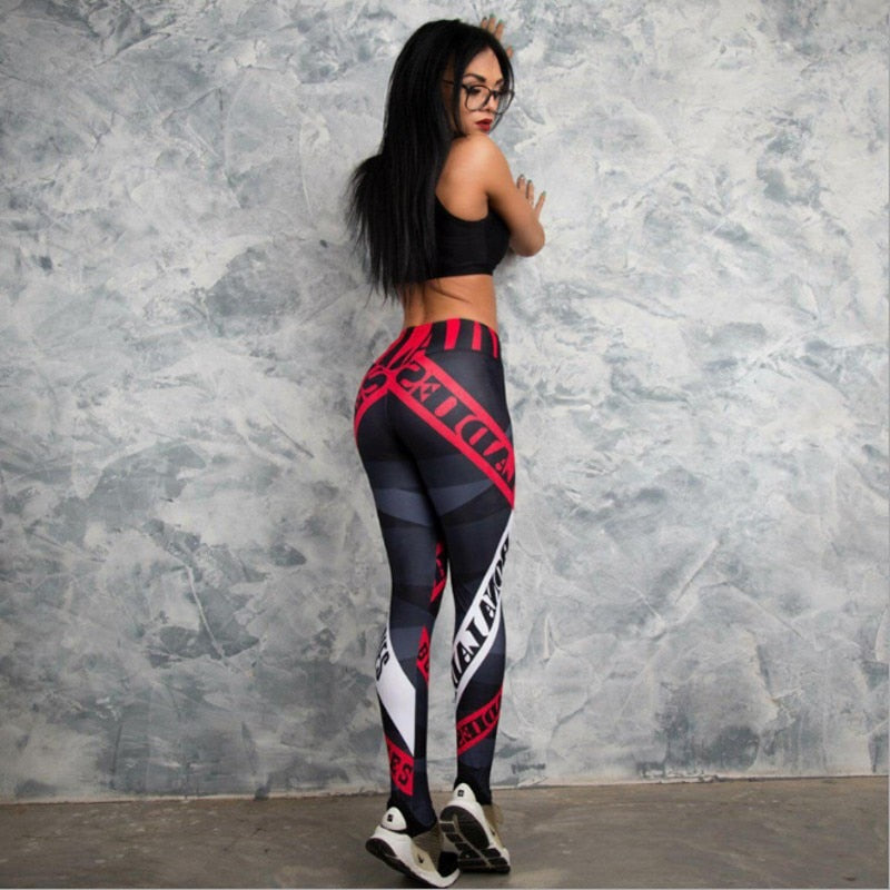 Sexy Workout Fitness High Waist Elastic Sporting Leggings