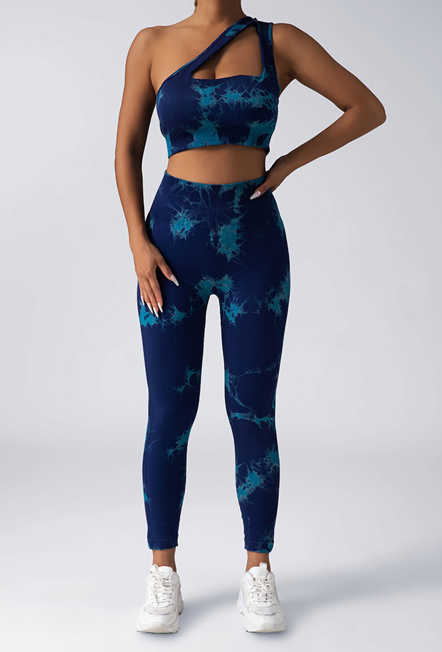 Women Scrunch Tie Dye Seamless Booty Gym Tights Leggings Butt Lifting High Waisted Yoga Pants -