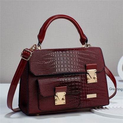 Women Fashion Soft Leather Messenger Bag Handbag