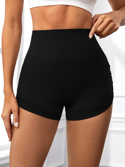 Women Workout Scrunch Butt Lifting High Waisted Yoga Gym Seamless Booty Biker Shorts