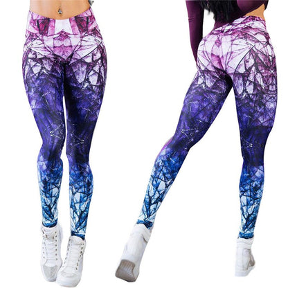 Women Yoga Fitness Fashion Sport Mix Leggings Pants