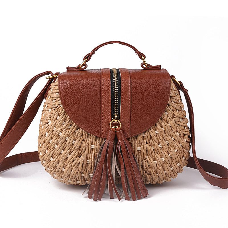 Women One Shoulder Messenger Beach Travel Handbag Bag