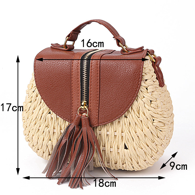 Women One Shoulder Messenger Beach Travel Handbag Bag