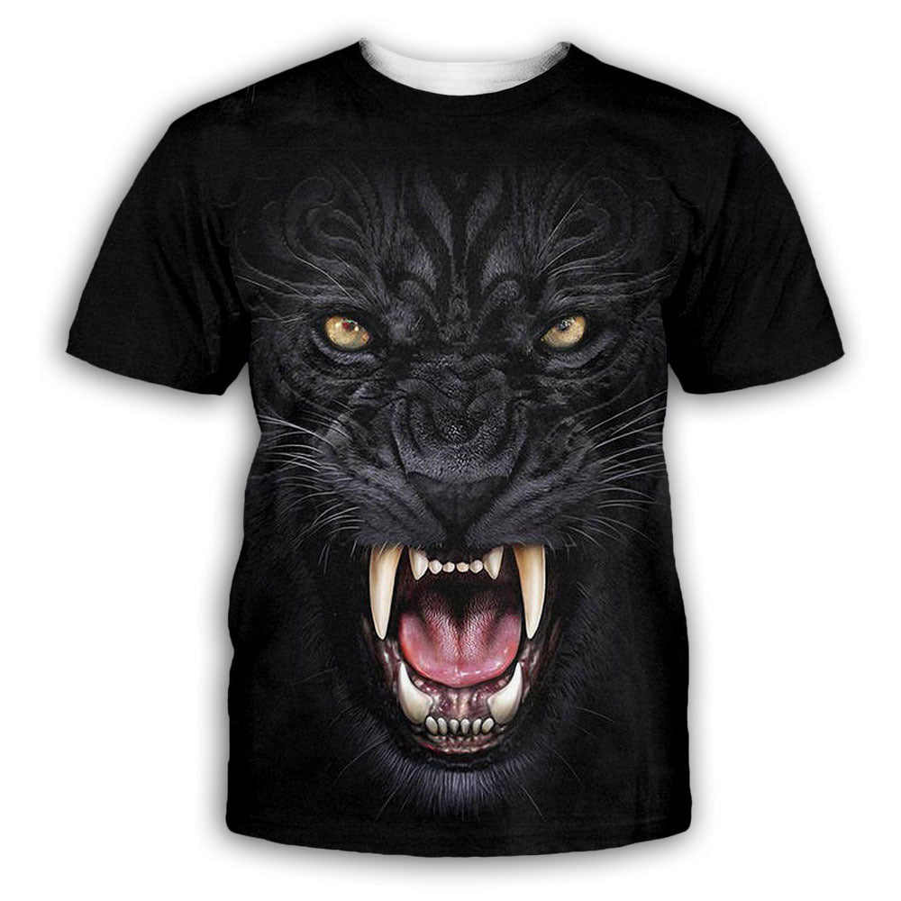 Fashion Women Animal 3D printed Streetwear Hip Hop Tees Tops T-shirts
