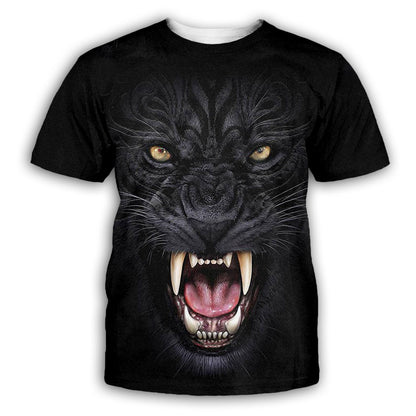 Fashion Women Animal 3D printed Streetwear Hip Hop Tees Tops T-shirts