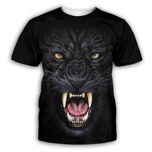 Fashion Women Animal 3D printed Streetwear Hip Hop Tees Tops T-shirts
