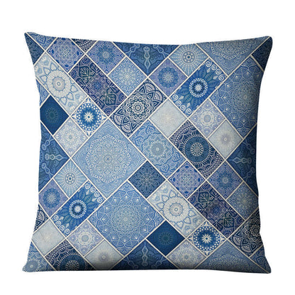 Home Decor Linen Prints Pillowcase Cushion Sofa Cover