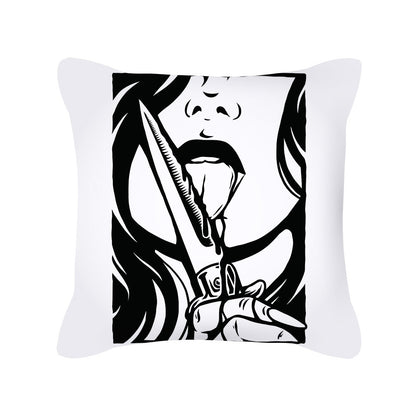Home Decor Creative Skull Print Square Pillowcase Cushion Cover