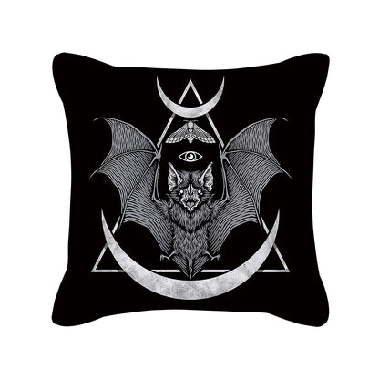 Home Decor Creative Skull Print Square Pillowcase Cushion Cover