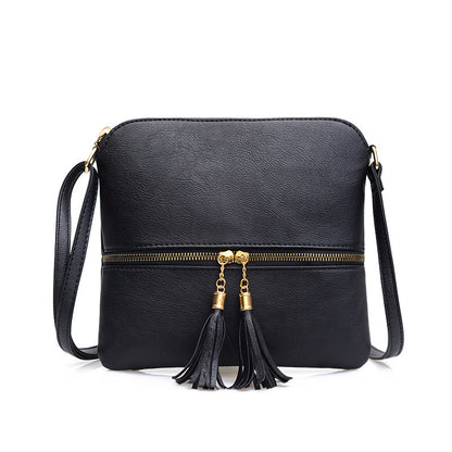 Women Fashion Shoulder Tassel Messenger Handbag Bag