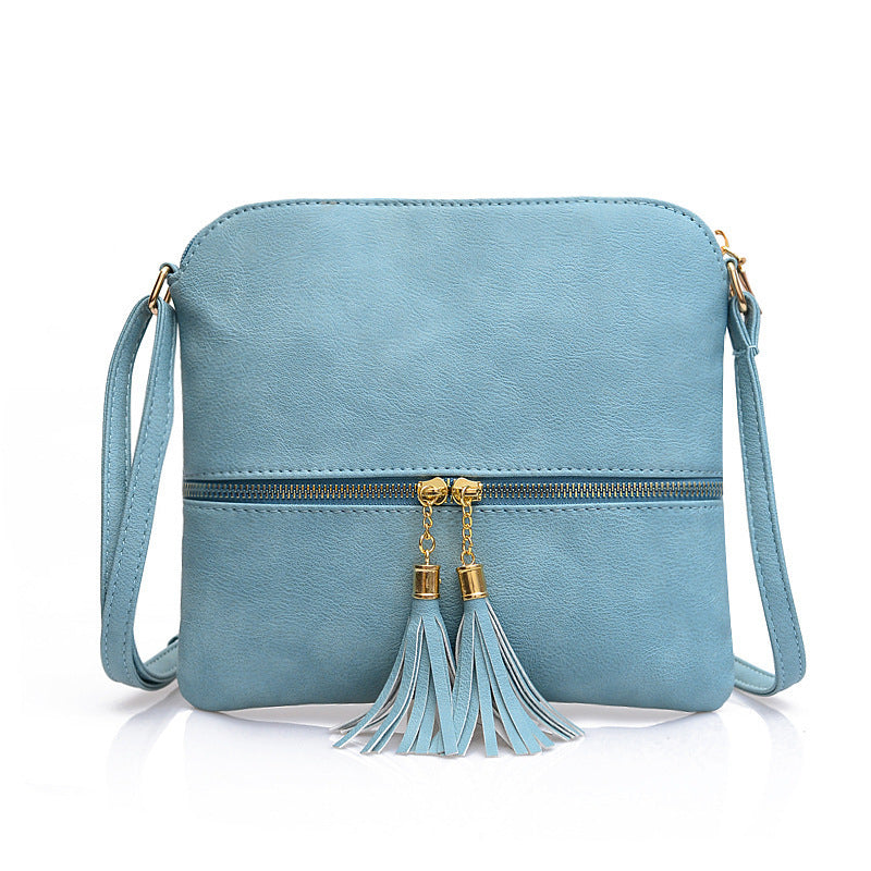 Women Fashion Shoulder Tassel Messenger Handbag Bag