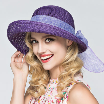 Women Fashion Summer Sunshade Sun Seaside Sunscreen Beach Travel Hat