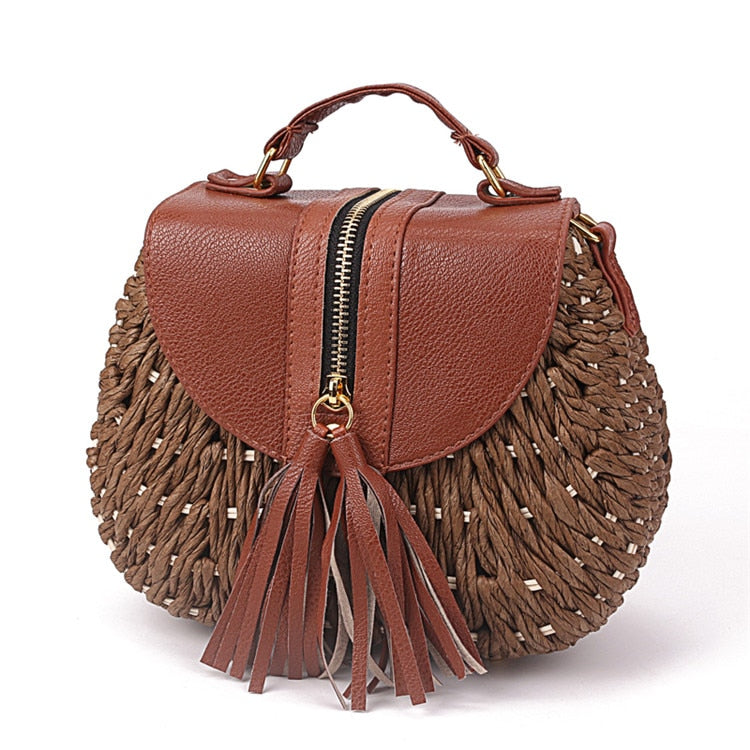 Women One Shoulder Messenger Beach Travel Handbag Bag