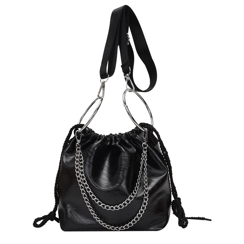 Women Pleated Fashionable Shoulder Party Handbag Bag