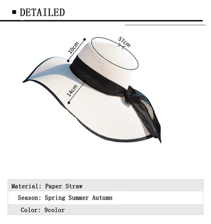 Women Fashion Summer Sun Travel Beach Hat