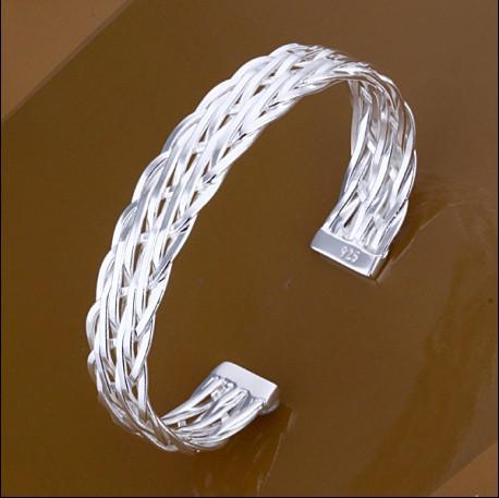 13MM Women Fashion 925 Silver Bracelets