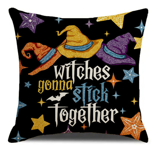 Halloween Printed Home Decor Sofa Cushion Pillowcase Cover