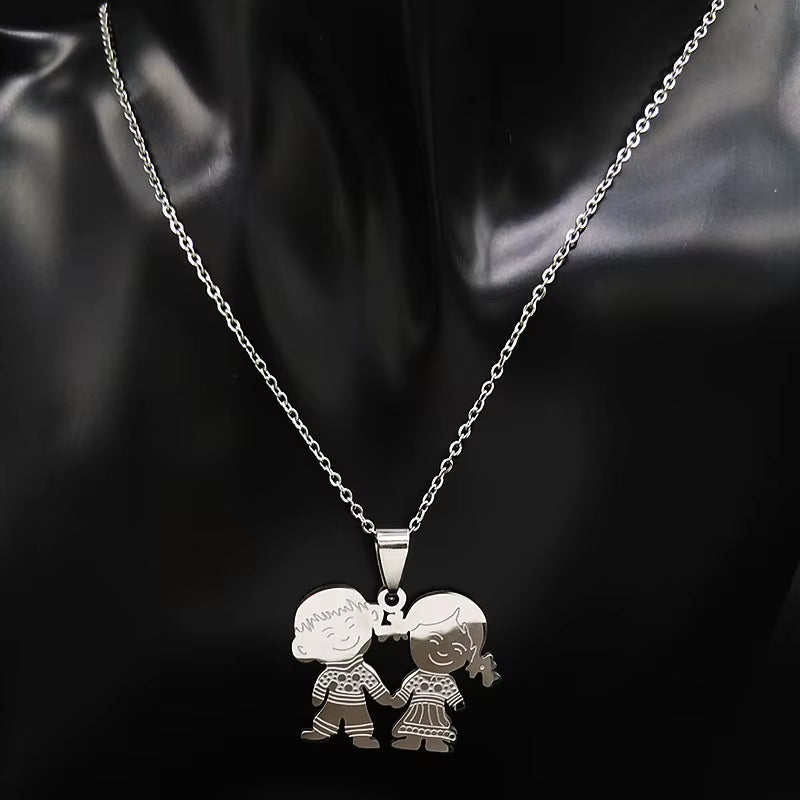 Women Men Gold Color Stainless Steel Christian Archangel Saint Raphael Protect Us Medal Pendant Necklace