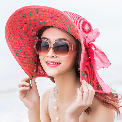 Women Fashion Large Foldable Rim Beach Hat